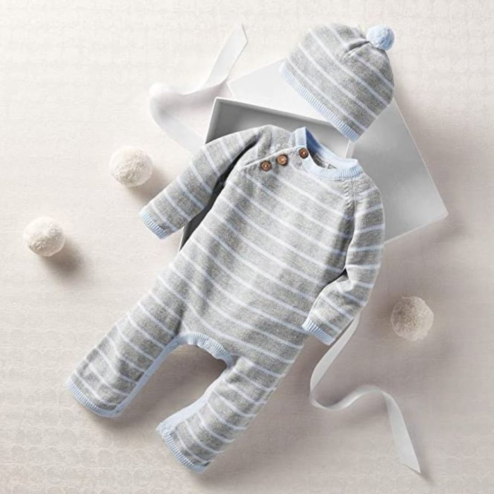 Mud Pie Knitted Layette Set